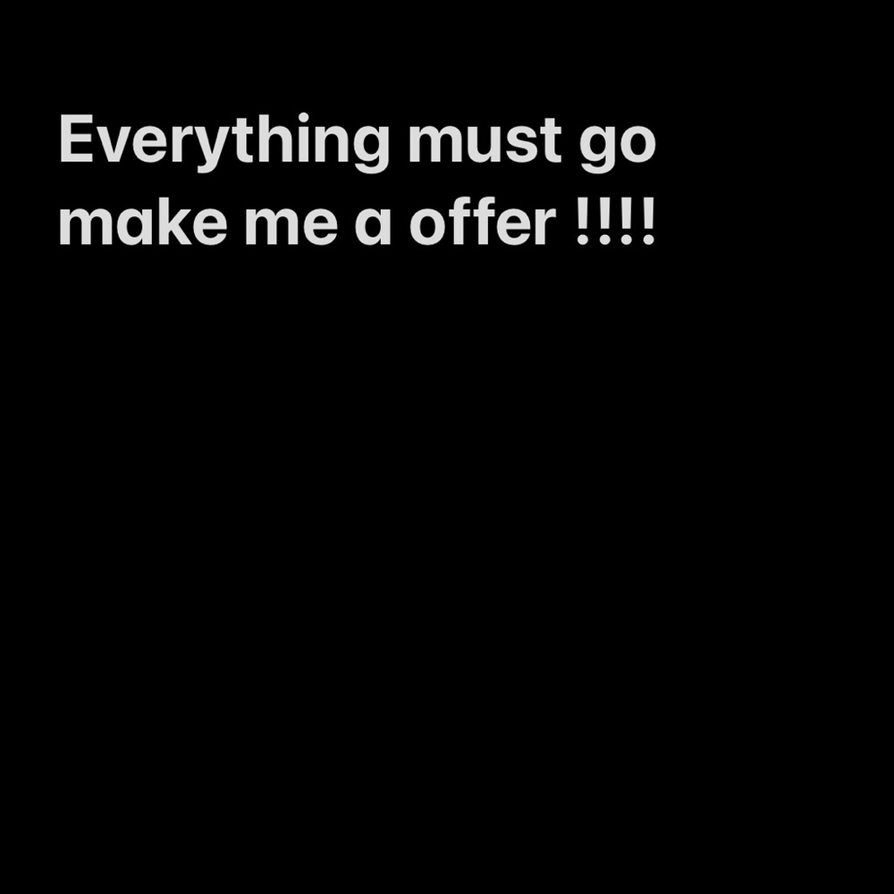 Everything must go